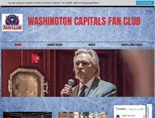 Tablet Screenshot of capsfanclub.org